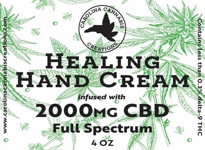 Jar Front Label (Healing Hand Cream Front Label   Resized)